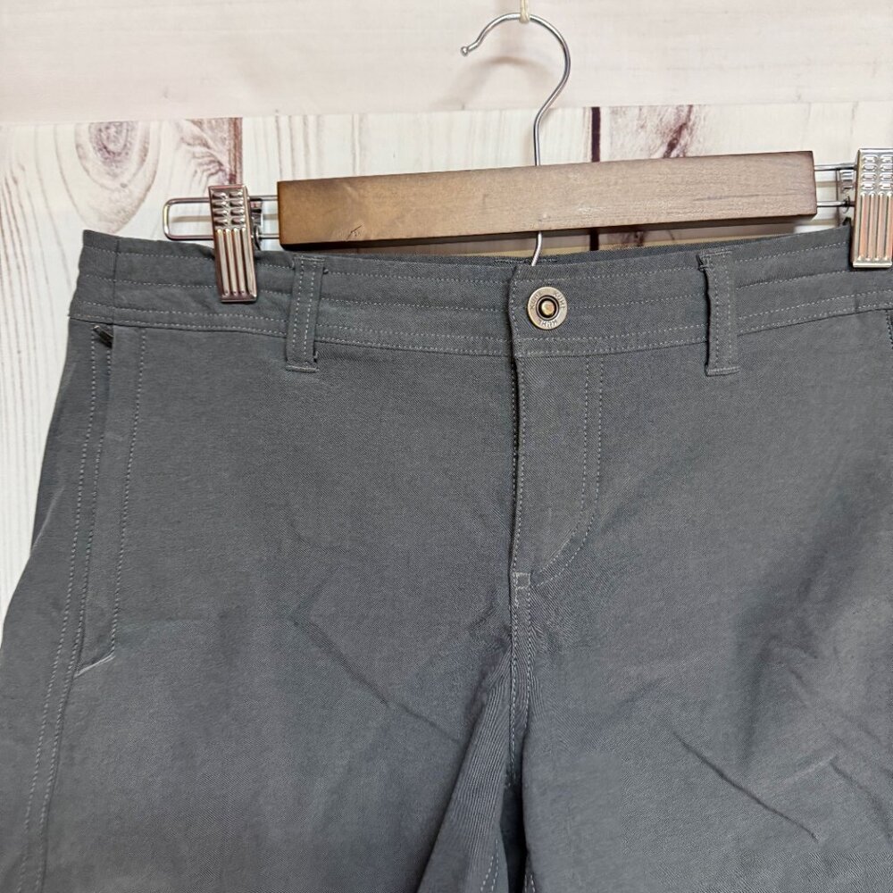 KÜHL Women’s Trekr Shorts Size 6 Charcoal Gray Hiking EUC - Picture 2 of 13